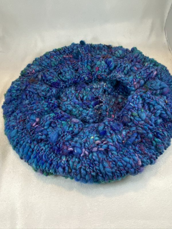 Handspun Caribbean Sea Beret - Image 8