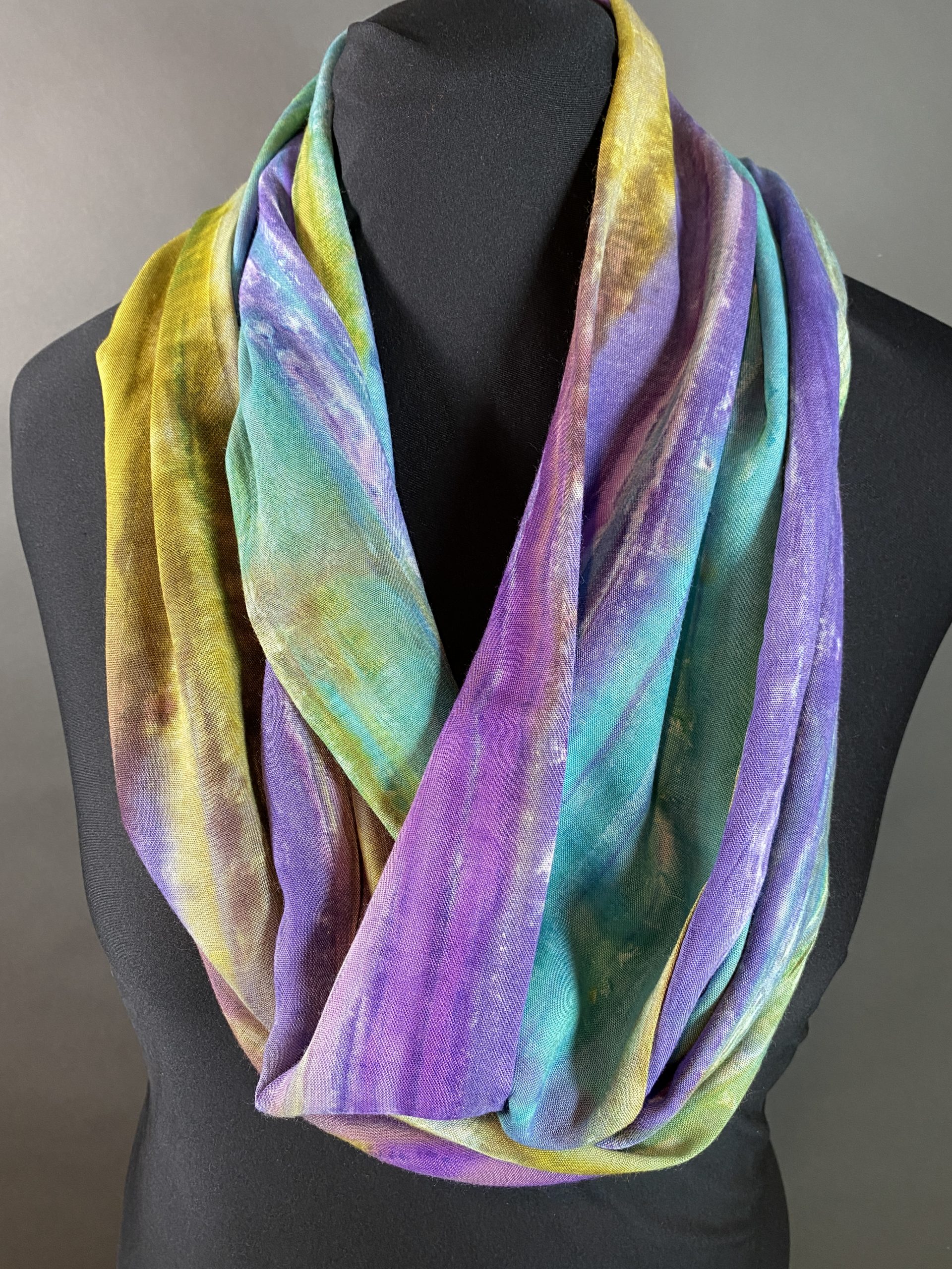 Eucalyptus Tree Batik Infinity Cowl Scarf - Nangellini Nangellini